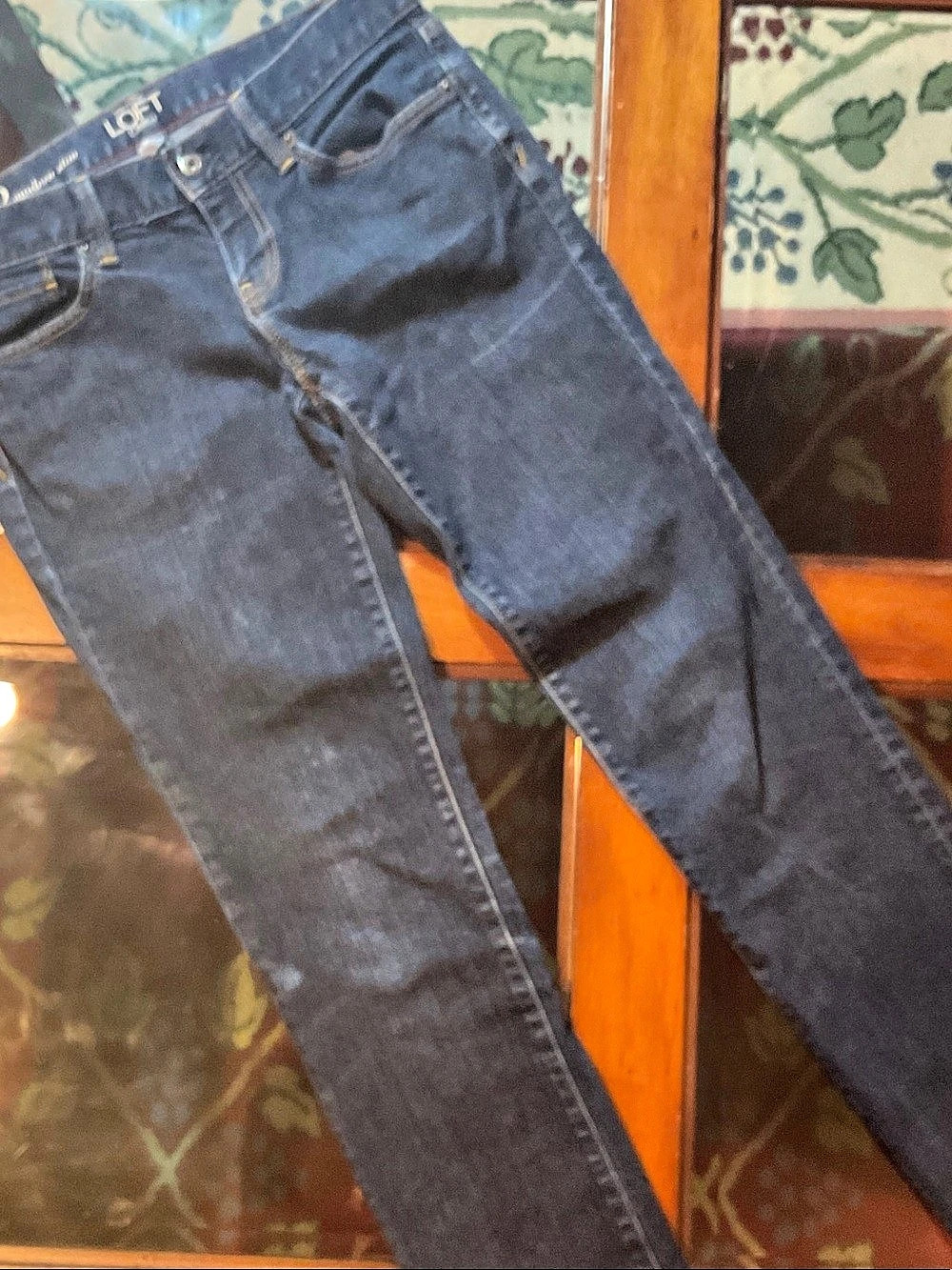 AT LOFT Modern Slim Skinny Jeans 26 Blue Size 2 *FLAW*